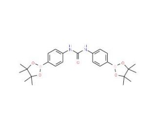 1,3-Bis(4-boronophenyl)urea, bispinacol ester (CAS 1073353-72-6) - chemical structure image