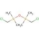 1,3-Bis(chloromethyl)-1,1,3,3-tetramethyldisiloxane (CAS 2362-10-9) - chemical structure image