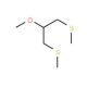 1,3-Bis(methylthio)-2-methoxypropane (CAS 31805-84-2) - chemical structure image