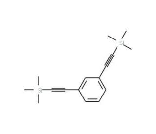 1,3-Bis[(trimethylsilyl)ethynyl]benzene (CAS 38170-80-8) - chemical structure image