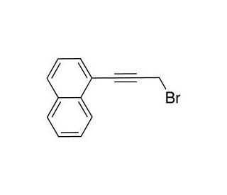 1-(3-Bromo-1-propynyl)naphthalene (CAS 352035-98-4) - chemical structure image