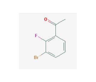 1-(3-Bromo-2-fluoro-phenyl)-ethanone (CAS 161957-61-5) - chemical structure image