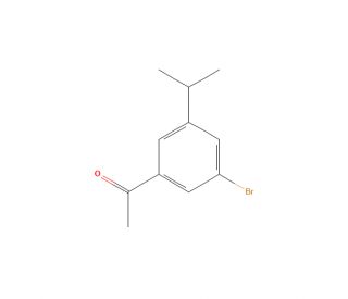 1-(3-Bromo-5-isopropylphenyl)ethanone (CAS 1782470-88-5) - chemical structure image