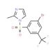 1-(3-Bromo-5-trifluoromethylphenylsulfonyl)-2-methylimidazole (CAS 951884-57-4) - chemical structure image