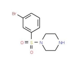 1-(3-Bromo-benzenesulfonyl)-piperazine (CAS 179051-77-5) - chemical structure image