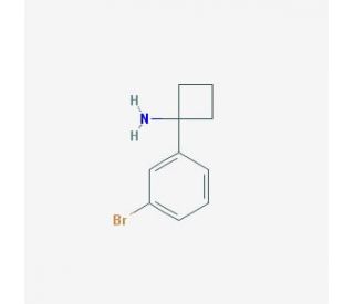 1-(3-bromophenyl)cyclobutan-1-amine (CAS 1098349-39-3) - chemical structure image
