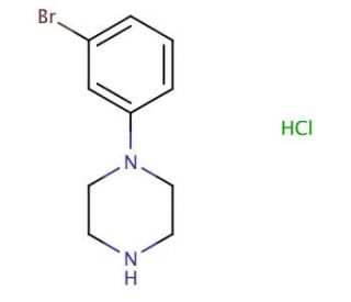 1-(3-Bromophenyl)piperazine Hydrochloride - chemical structure image