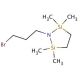 1-(3-Bromopropyl)-2,2,5,5-tetramethyl-1-aza-2,5-disilacyclopentane (CAS 95091-93-3) - chemical structure image