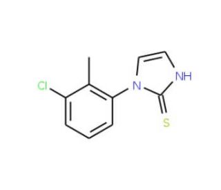 1-(3-chloro-2-methylphenyl)-1H-imidazole-2-thiol - chemical structure image