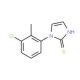 1-(3-chloro-2-methylphenyl)-1H-imidazole-2-thiol - chemical structure image
