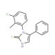 1-(3-chloro-2-methylphenyl)-5-phenyl-1H-imidazole-2-thiol - chemical structure image