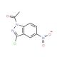 1-(3-Chloro-5-nitro-1H-indazol-1-yl)-1-ethanone (CAS 68159-07-9) - chemical structure image