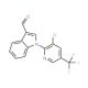 1-[3-Chloro-5-(trifluoromethyl)-2-pyridinyl]-1H-indole-3-carbaldehyde - chemical structure image