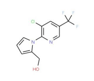 {1-[3-Chloro-5-(trifluoromethyl)-2-pyridinyl]-1H-pyrrol-2-yl}methanol - chemical structure image