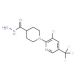 1-[3-Chloro-5-(trifluoromethyl)-2-pyridinyl]-4-piperidinecarbohydrazide - chemical structure image