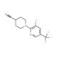 1-[3-Chloro-5-(trifluoromethyl)-2-pyridinyl]-4-piperidinecarbonitrile - chemical structure image