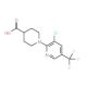 1-[3-Chloro-5-(trifluoromethyl)-2-pyridinyl]-4-piperidinecarboxylic acid - chemical structure image