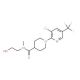 1-[3-Chloro-5-(trifluoromethyl)-2-pyridinyl]-N-(2-hydroxyethyl)-N-methyl-4-piperidinecarboxamide - chemical structure image