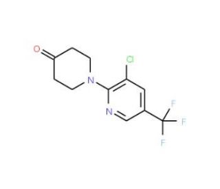 1-[3-Chloro-5-(trifluoromethyl)-2-pyridinyl]-tetrahydro-4(1H)-pyridinone - chemical structure image