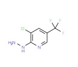1-[3-Chloro-5-(trifluoromethyl)-2-pyridyl]hydrazine (CAS 89570-82-1) - chemical structure image