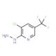 1-[3-Chloro-5-(trifluoromethyl)-2-pyridyl]hydrazine (CAS 89570-82-1) - chemical structure image