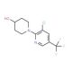 1-[3-Chloro-5-(trifluoromethyl)pyridin-2-yl]-3-piperidine-4-ol - chemical structure image