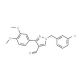 1-(3-Chlorobenzyl)-3-(3,4-dimethoxyphenyl)-1H-pyrazole-4-carbaldehyde - chemical structure image