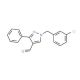 1-(3-Chlorobenzyl)-3-phenyl-1H-pyrazole-4-carbaldehyde - chemical structure image