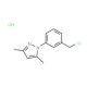 1-[3-(Chloromethyl)phenyl]-3,5-dimethyl-1H-pyrazole hydrochloride - chemical structure image