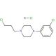 1-(3-Chlorophenyl)-4-(3-chloropropyl)piperazine monohydrochloride (CAS 52605-52-4) - chemical structure image