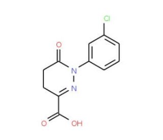 1-(3-chlorophenyl)-6-oxo-1,4,5,6-tetrahydropyridazine-3-carboxylic acid - chemical structure image