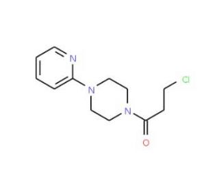 1-(3-chloropropanoyl)-4-pyridin-2-ylpiperazine - chemical structure image