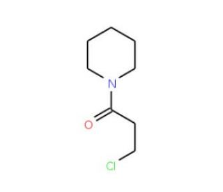 1-(3-chloropropanoyl)piperidine - chemical structure image