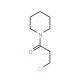 1-(3-chloropropanoyl)piperidine - chemical structure image