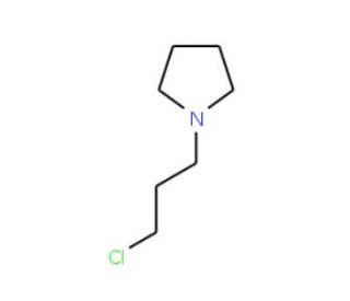 1-(3-Chloropropyl)pyrrolidine (CAS 39743-20-9) - chemical structure image
