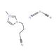 1-(3-Cyanopropyl)-3-methylimidazolium dicyanamide (CAS 879866-74-7) - chemical structure image