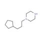 1-(3-Cyclopentylpropyl)piperazine - chemical structure image