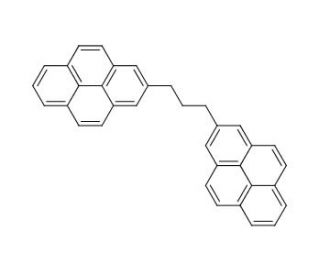 1,3-Di-(2-pyrenyl)propane (CAS 97325-55-8) - chemical structure image