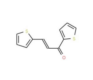 1,3-Di-2-thienyl-2-propen-1-one (CAS 2309-48-0) - chemical structure image