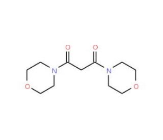 1,3-Di-morpholin-4-yl-propane-1,3-dione (CAS 10256-01-6) - chemical structure image