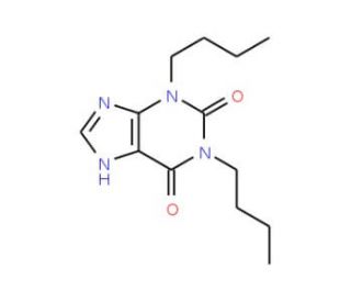1,3-Di-n-butylxanthine (CAS 2850-36-4) - chemical structure image