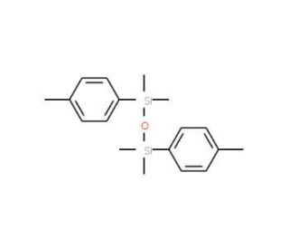 1,3-Di(p-tolyl)-1,1,3,3-tetramethyldisiloxane (CAS 18055-70-4) - chemical structure image