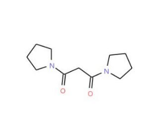 1,3-Di-pyrrolidin-1-yl-propane-1,3-dione (CAS 27579-35-7) - chemical structure image