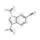 1,3-Diacetyl-1H-indole-6-carbonitrile - chemical structure image