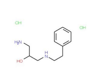1,3-Diamino-N-(2-phenylethyl)-2-propanoldihydrochloride - chemical structure image