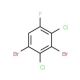 1,3-Dibromo-2,6-dichloro-5-fluorobenzene - chemical structure image