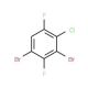 1,3-Dibromo-4-chloro-2,5-difluorobenzene - chemical structure image