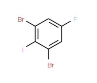 1,3-Dibromo-5-fluoro-2-iodobenzene (CAS 62720-29-0) - chemical structure image