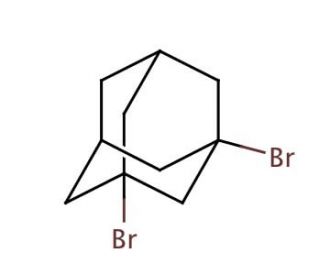 1,3-Dibromoadamantane (CAS 876-53-9) - chemical structure image