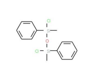 1,3-Dichloro-1,3-dimethyl-1,3-diphenyldisiloxane (CAS 3582-72-7) - chemical structure image